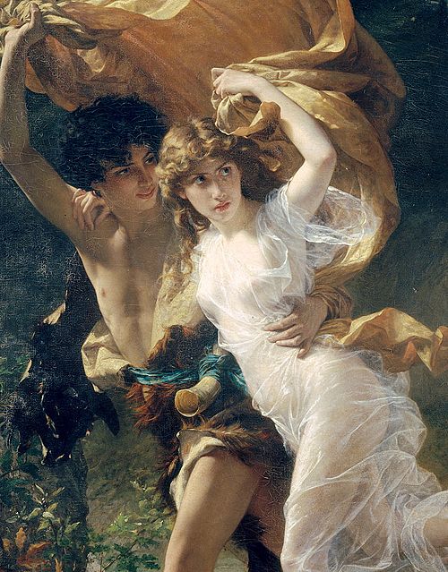 500x639 Chateau De Luxe Baciodellarte The Storm (Detail), 1880, Pierre - The Storm Painting