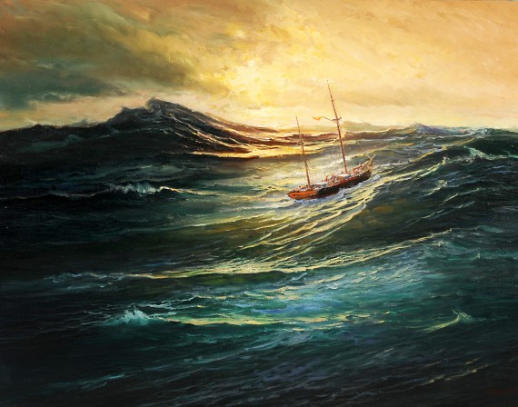 570x448 Buy After The Storm - The Storm Painting