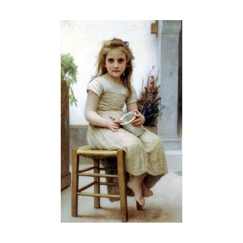 800x800 Le Gouter By William Adolphe Bouguereau - The Storybook Painting