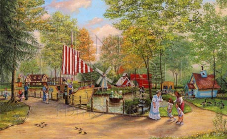 459x280 Once Upon A Time In Story Book Linda Barnicott - The Storybook Painting