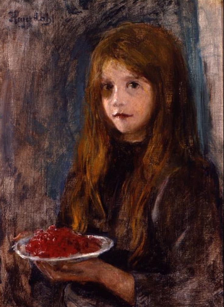736x1007 51 Best Hans Olaf Heyerdahl Images On Olaf, Norway - The Strawberry Girl Painting