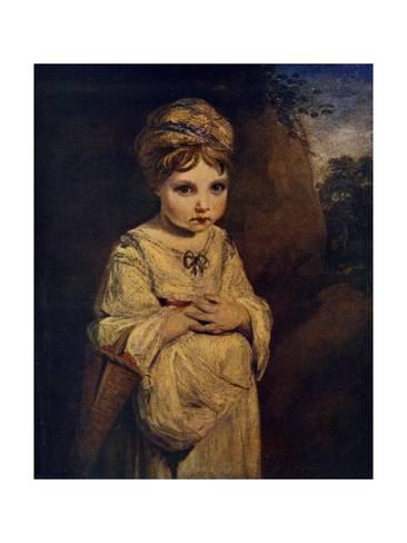 366x488 The Strawberry Girl, C1770s Premium Giclee Print By Joshua - The Strawberry Girl Painting