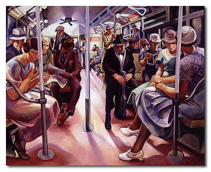 425x347 Subway Painting Sparks From The Fire - The Subway Painting