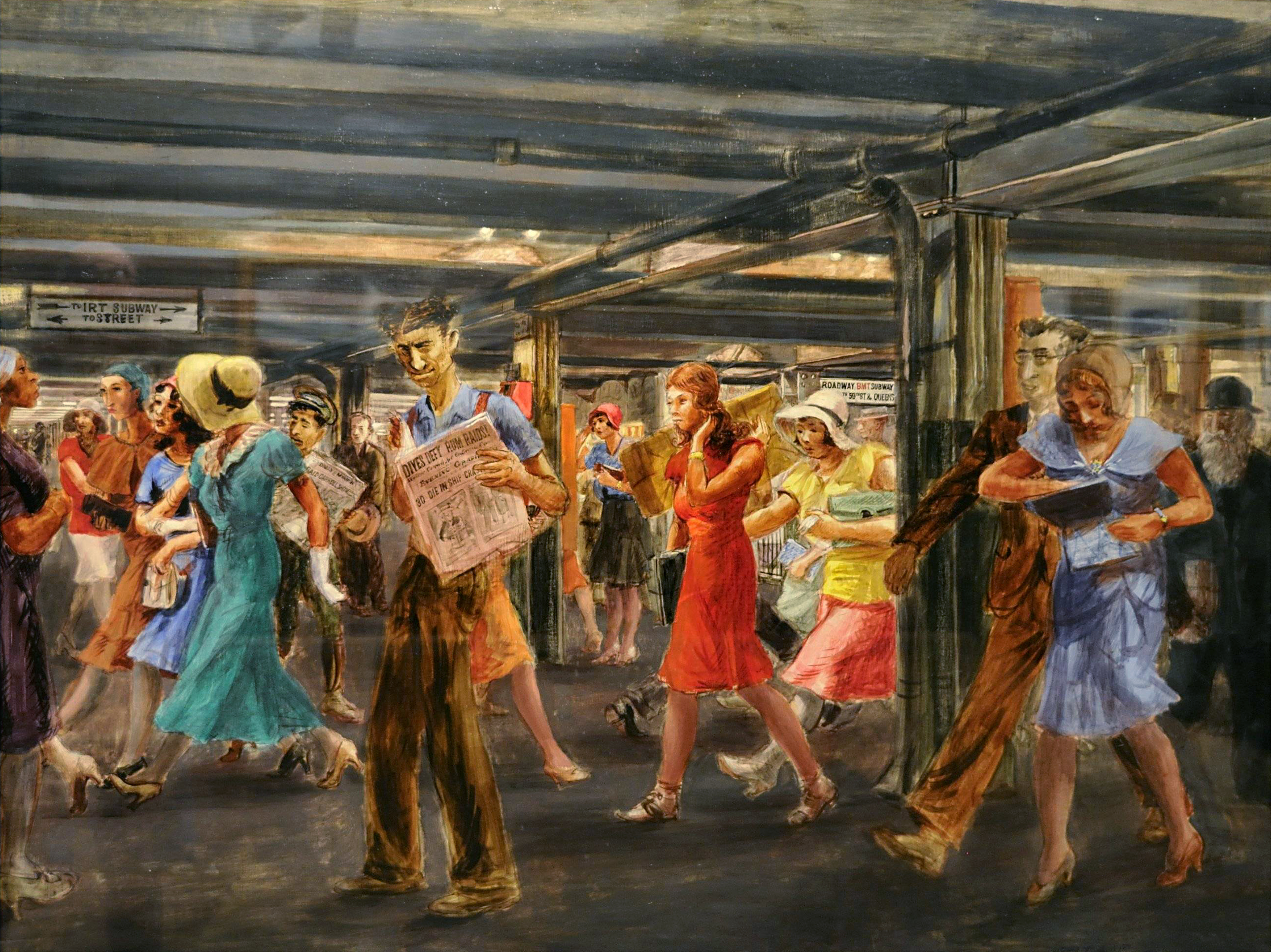 2580x1934 The Unpleasant Profession Of Jonathan - The Subway Painting