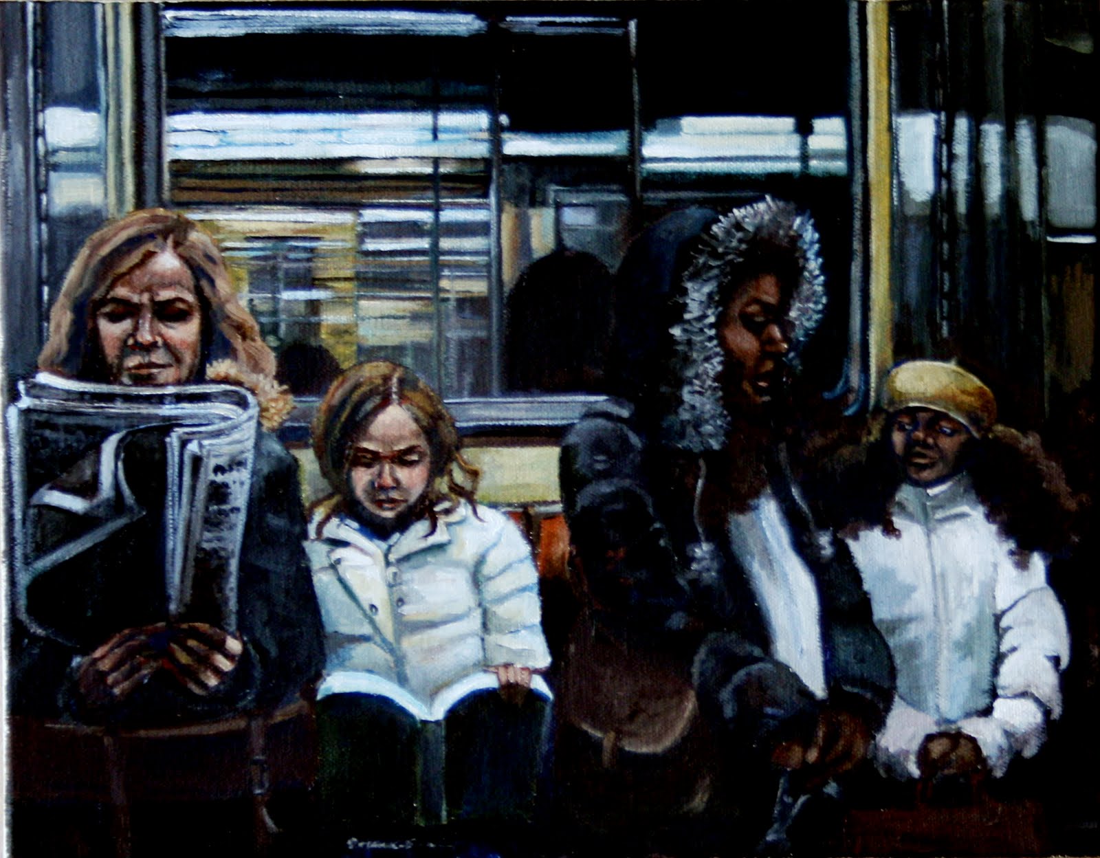 1600x1248 From The Subway Erika Lee Sears - The Subway Painting