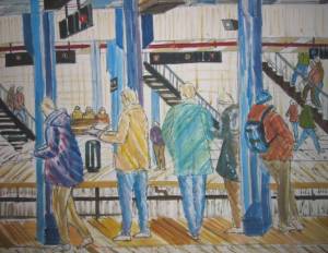 300x232 Enrico Miguel Thomas, The Subway Painter Of Ny - The Subway Painting