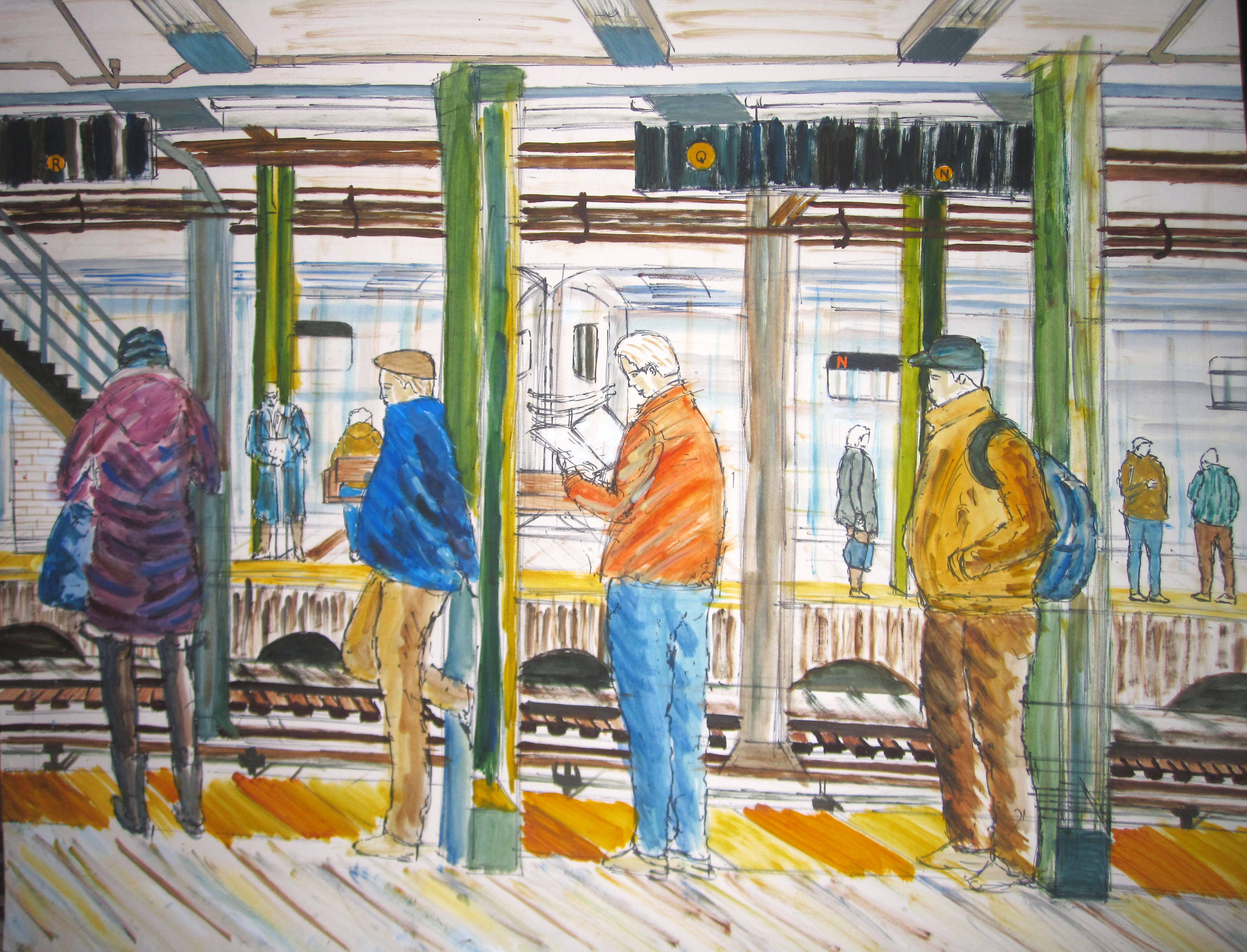 3928x3000 Enrico Miguel Thomas The Subway Artist Of New York Page 7 - The Subway Painting