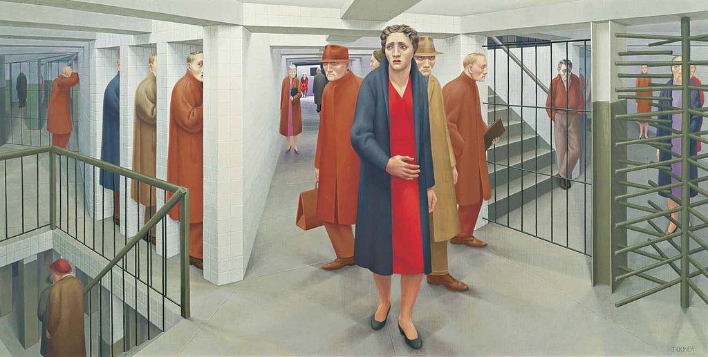 1024x517 George Tooker, Painter Capturing Modern Anxieties, Dies - The Subway Painting