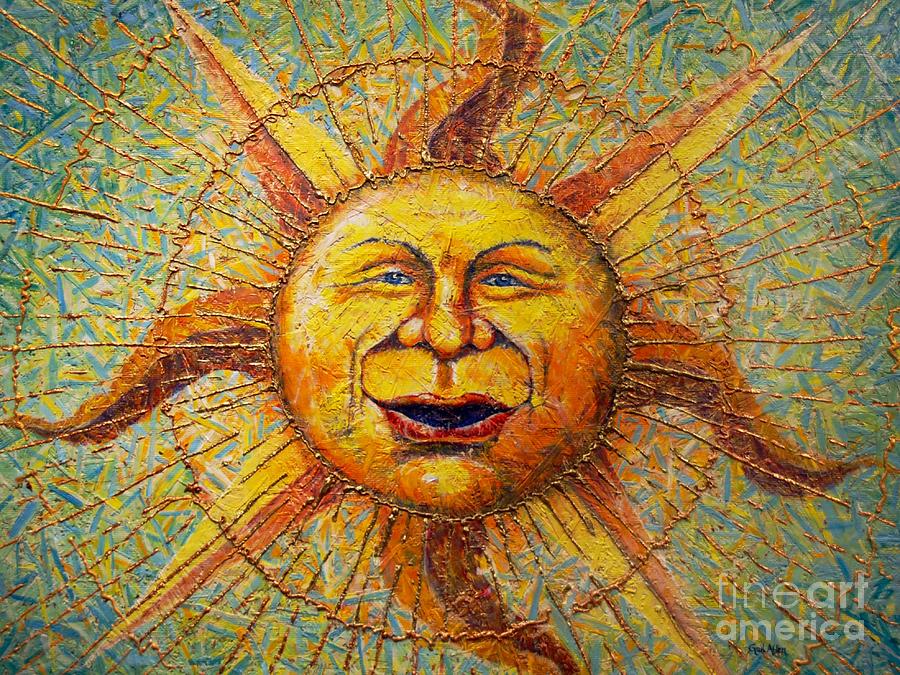 900x675 The Sun King Painting By Gail Allen - The Sun Painting