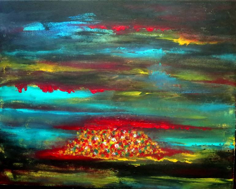 770x617 Saatchi Art The Surprise Painting By Marianne Charlotte Mylonas - The Surprise Painting