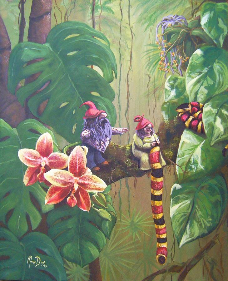 730x900 The Surprise Painting By Mona Davis - The Surprise Painting