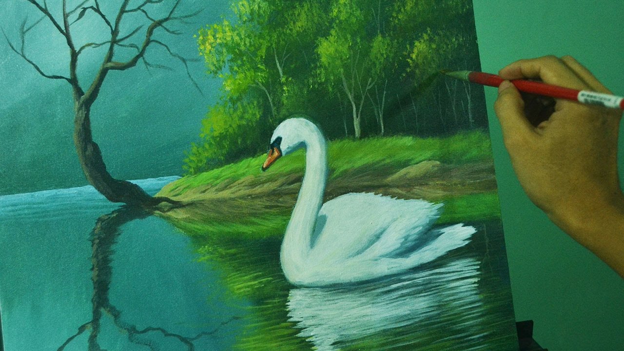 The Swan Painting