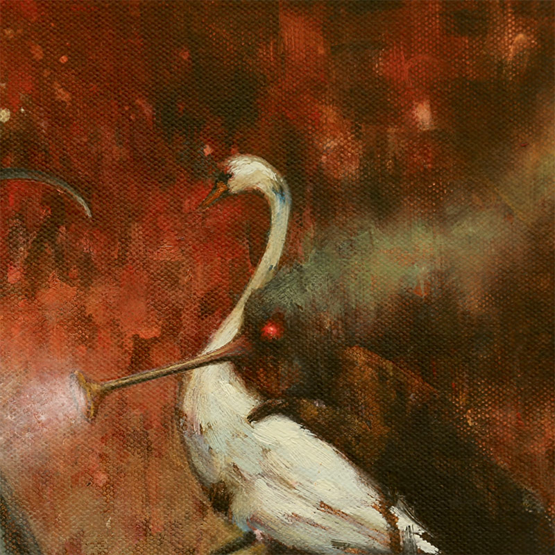 800x800 Leda And The Swan' By Brad Gray - The Swan Painting