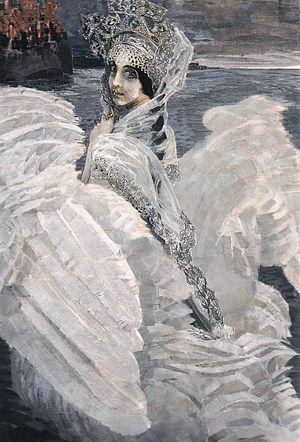300x442 The Swan Princess (Painting) - The Swan Painting