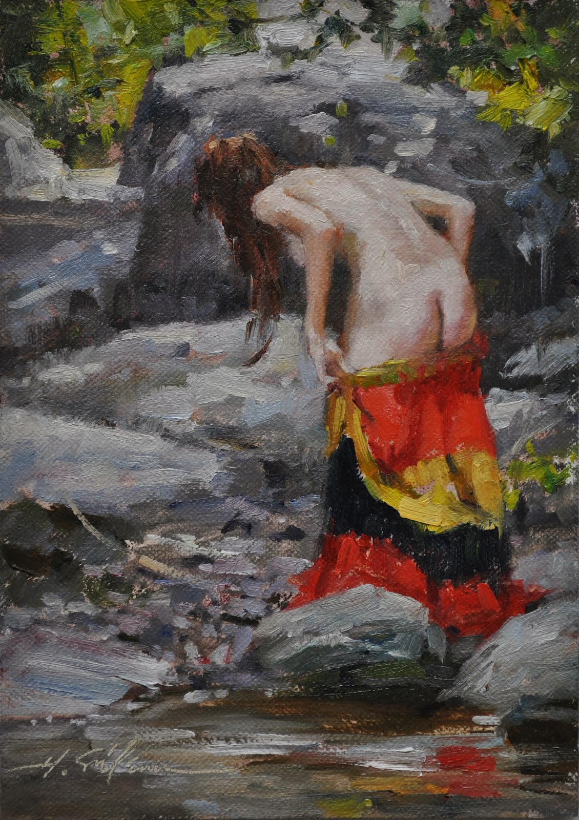 1130x1600 Hodges Soileau The Old Swimming Hole As Painting Subject! - The Swimming Hole Painting