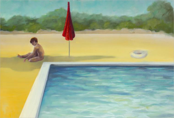 The Swimming Pool Painting