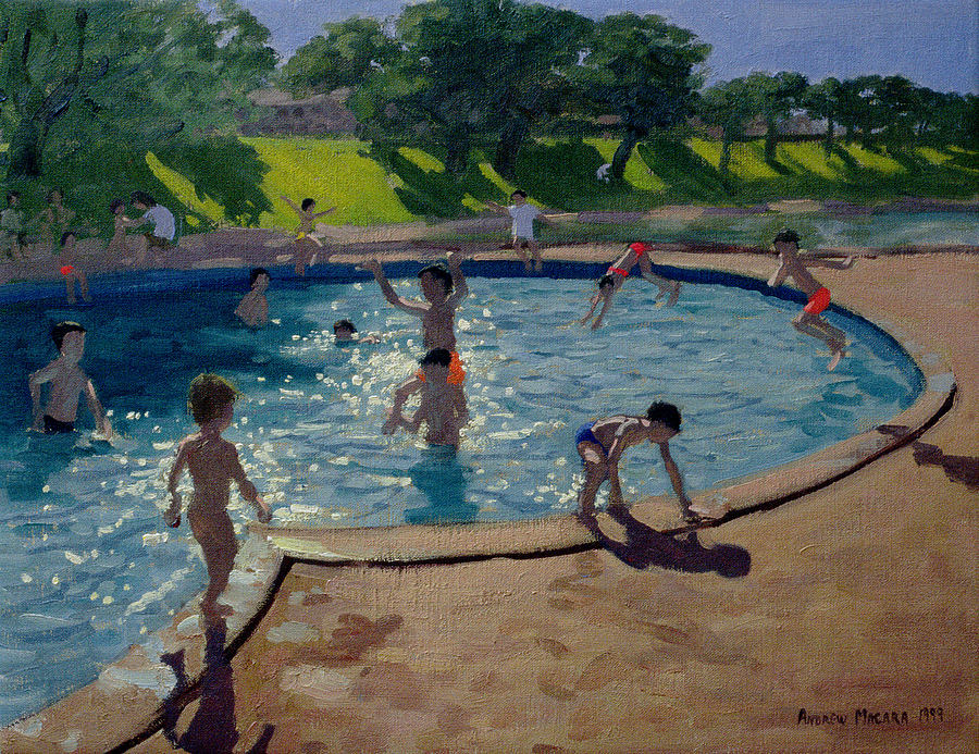 900x693 Swimming Pool Painting - The Swimming Pool Painting