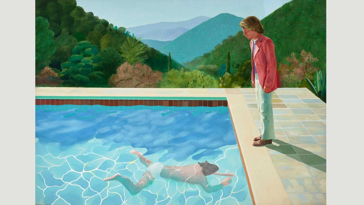 1280x720 Bbc - The Swimming Pool Painting