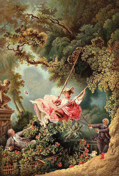 475x700 1700s 1767 The Swing By French Painter Carry All Pouch For Sale By - The Swing Painting
