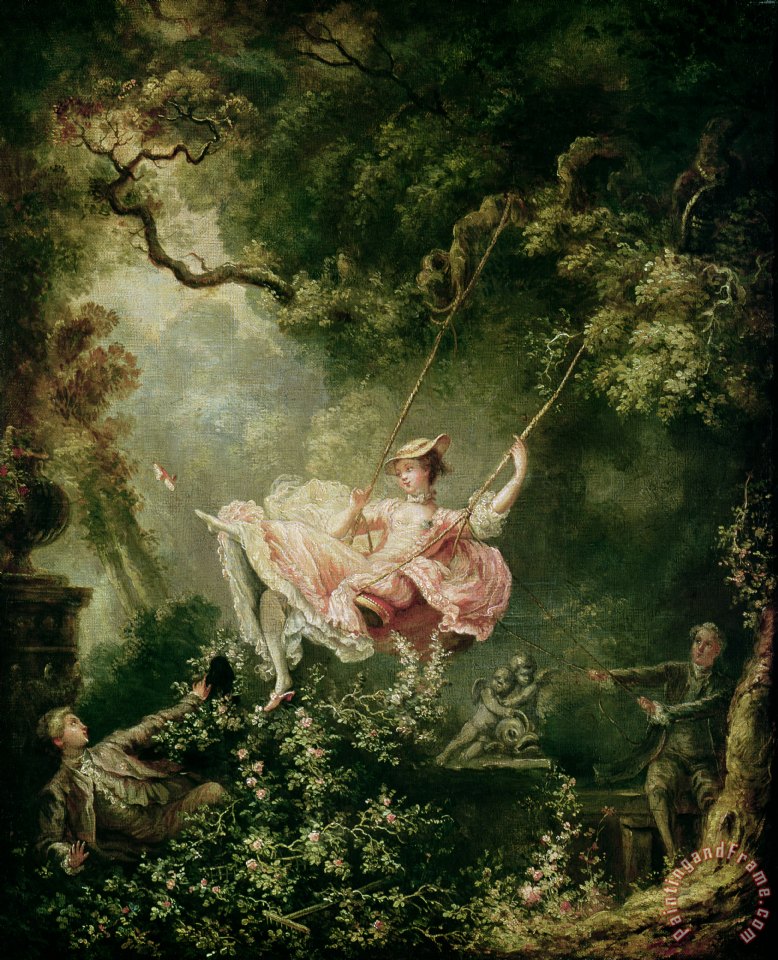 778x960 Jean Honore Fragonard The Swing Painting - The Swing Painting