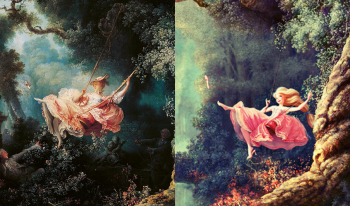 700x412 Art On Film Fragonard Gets Frozen - The Swing Painting