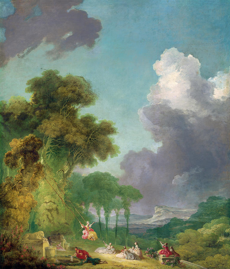 769x900 The Swing Painting By Jean Honore Fragonard - The Swing Painting