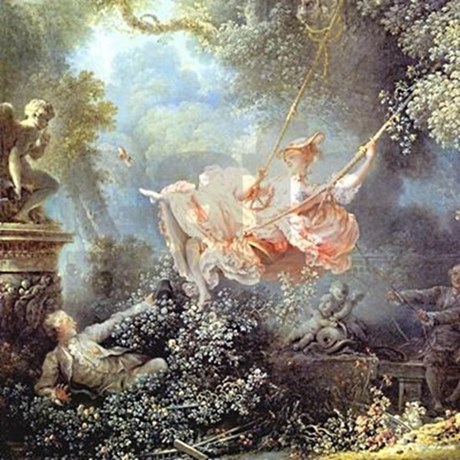 460x460 Fragonard - The Swing Painting