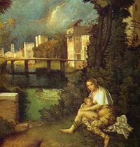200x211 The Tempest, Giorgione Analysis, Meaning - The Tempest Painting