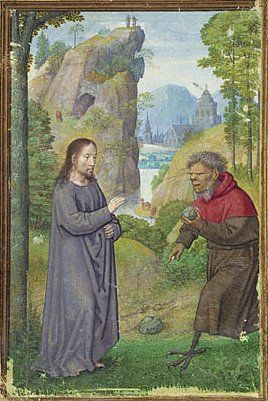 268x401 In Painting Temptation Of Christ In Fifteenth Century, - The Temptation Of Christ Painting