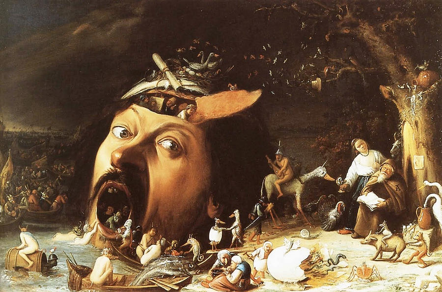 900x595 The Temptation Of St Anthony Painting By Joos Van Craesbeeck - The Temptation Painting