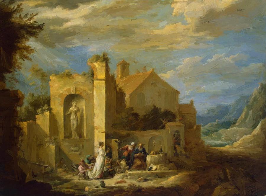 900x664 The Temptation Of St Anthony Painting By Teniers The Younger David - The Temptation Painting