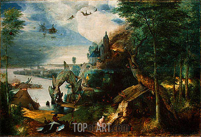 400x274 The Temptation Of Saint Anthony Bruegel The Elder Painting - The Temptation Painting