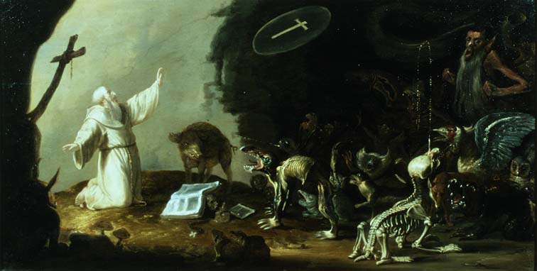756x382 The Temptation Of St Anthony Painting Cornelis Saftleven Oil - The Temptation Painting