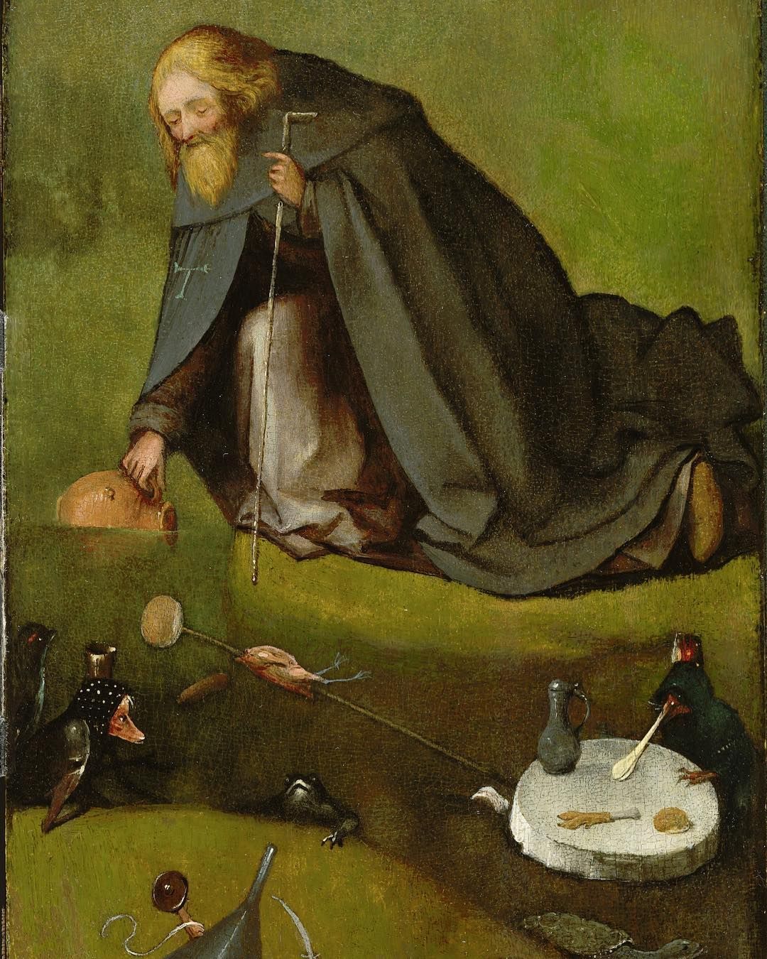 1080x1350 The Temptation Of St. Anthony Hieronymus Bosch C. 1500 10 Saint - The Temptation Painting