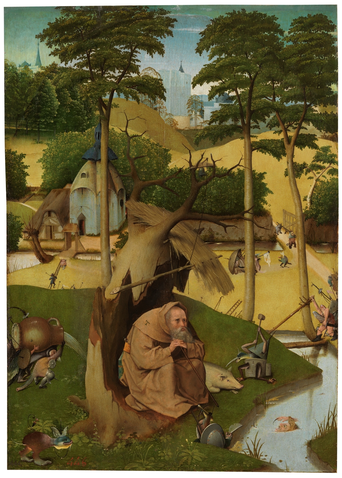 1373x1920 The Temptations Of Saint Anthony - The Temptation Painting