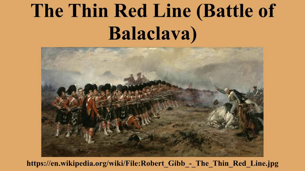 1280x720 The Thin Red Line (Battle Of Balaclava) - The Thin Red Line Painting