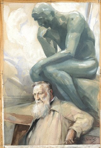 327x480 20c - The Thinker Painting