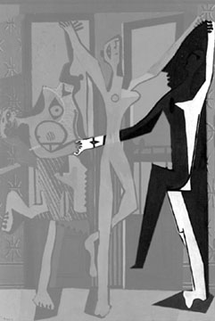 241x360 The Three Dancers - The Three Dancers Painting