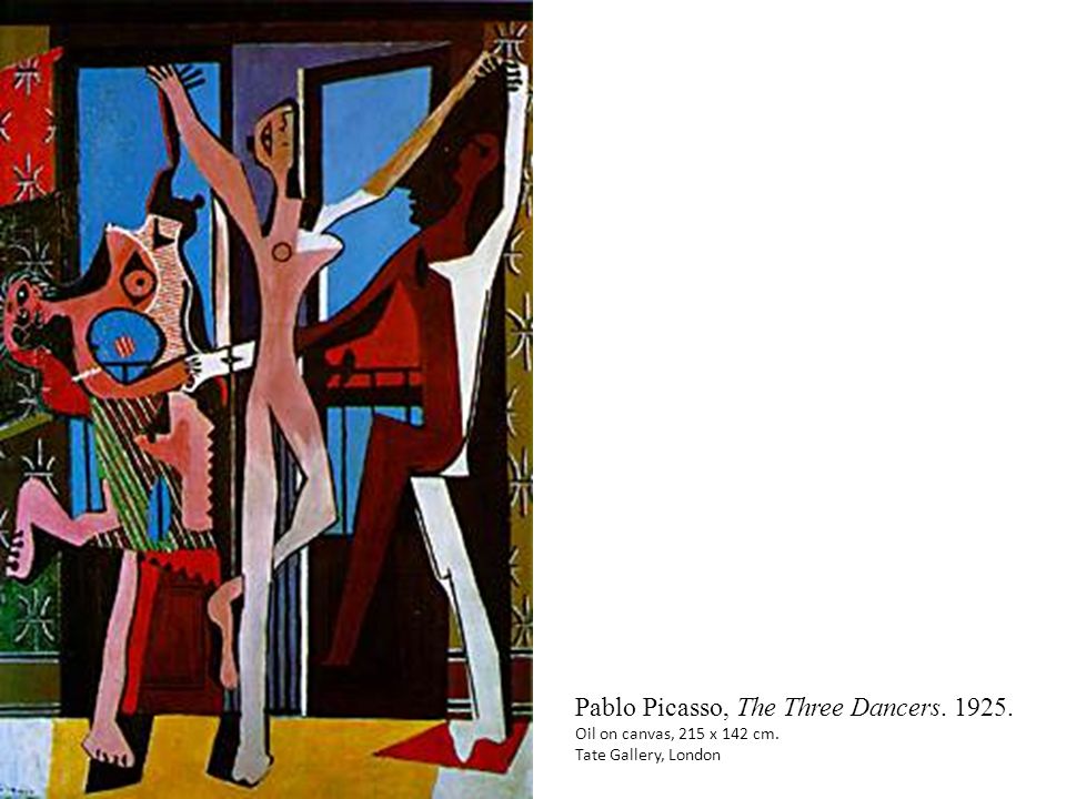 960x720 Pablo Picasso, The Three Dancers Oil On Canvas, 215 X 142 Cm - The Three Dancers Painting
