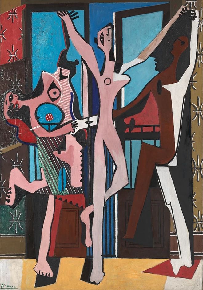 660x941 Pablo Picasso The Three Dancers, 1925 - The Three Dancers Painting