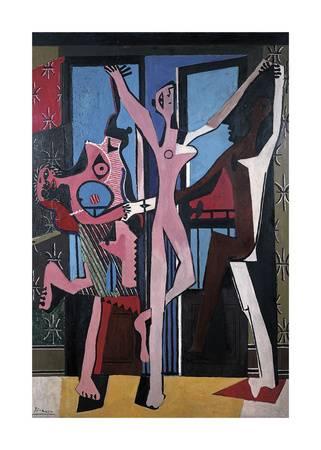 321x450 The Three Dancers, 1925 Art Print By Pablo Picasso - The Three Dancers Painting