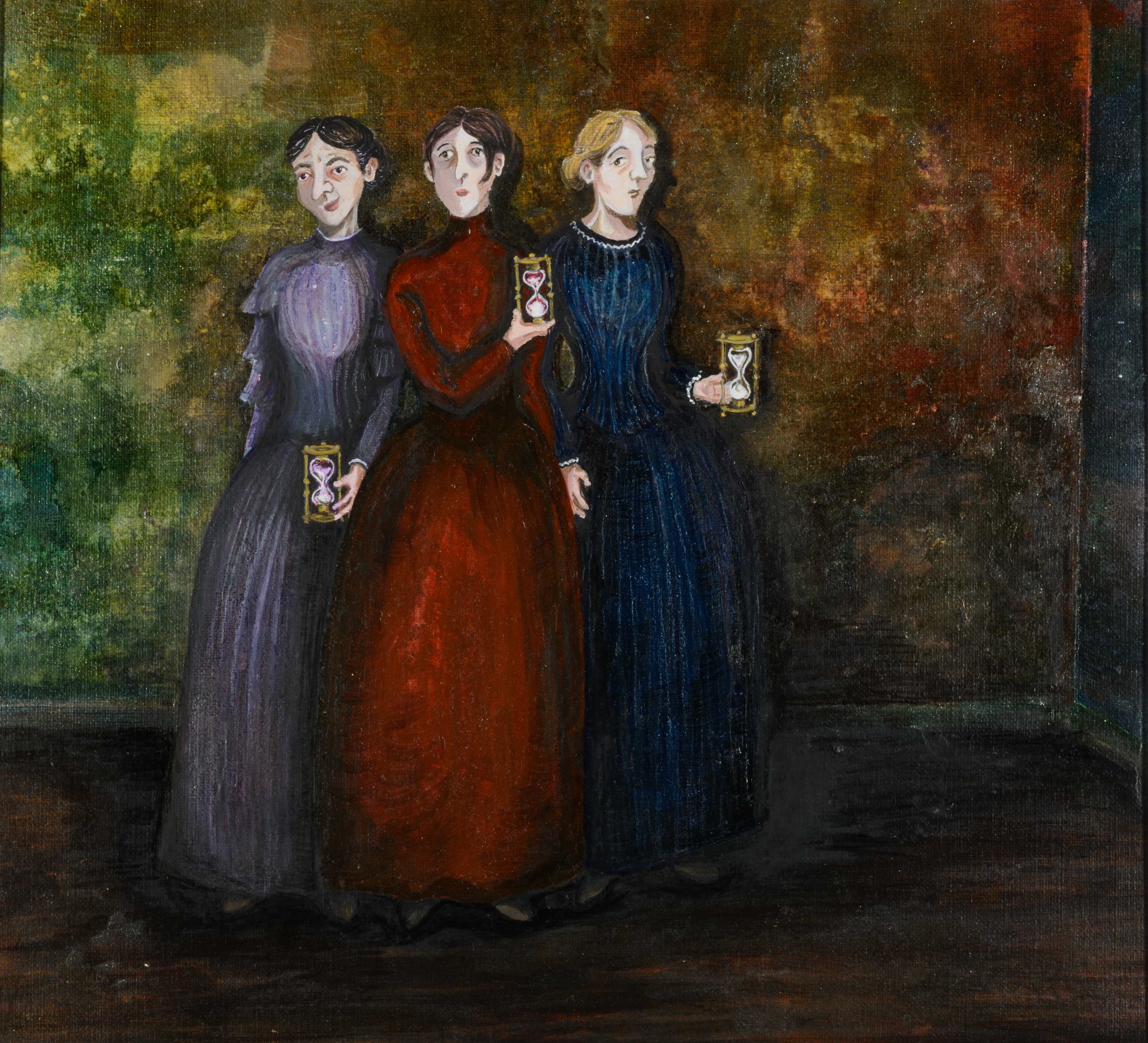 4097x3723 Three Fates - The Three Fates Painting