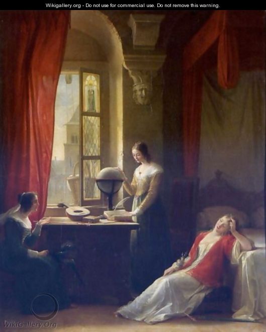 529x660 The Three Sisters - The Three Sisters Painting