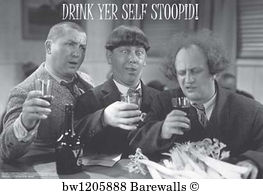 The Three Stooges Painting