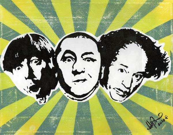 600x471 Sethproductions - The Three Stooges Painting