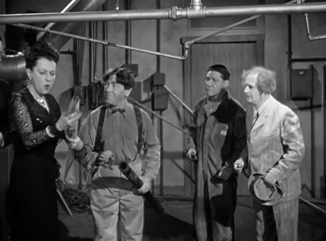 634x469 Vagabond Loafers Photo Gallery - The Three Stooges Painting