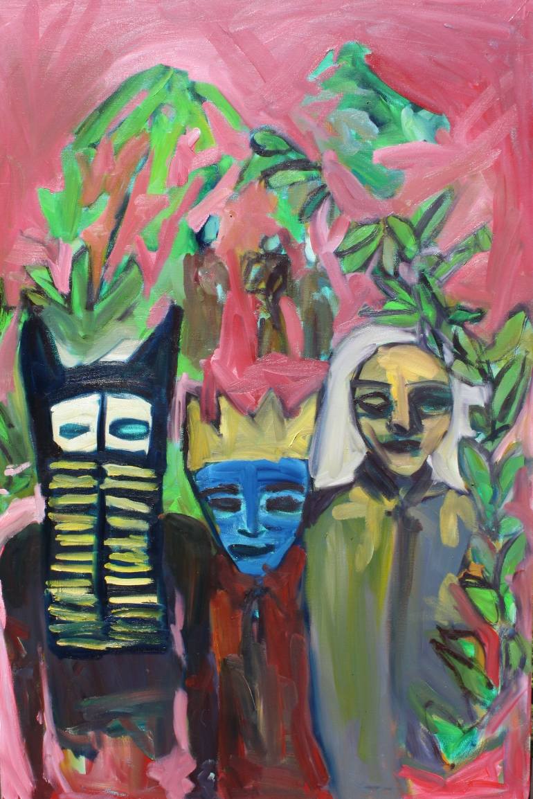 770x1154 Saatchi Art Three Wise Men Painting By Lauren J Whitley - The Three Wise Men Painting