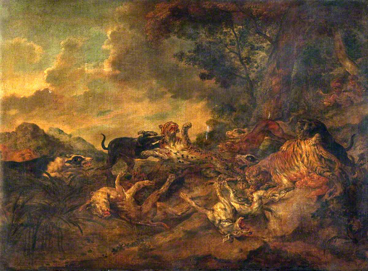 1200x882 Is - The Tiger Hunt Painting