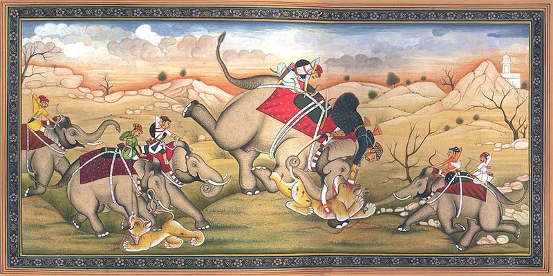 800x400 Tiger Hunt - The Tiger Hunt Painting