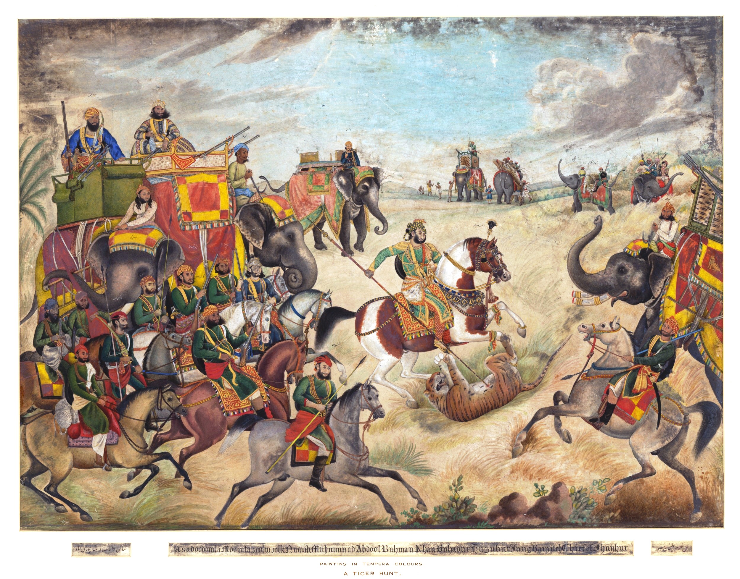 2500x1958 Filea Tiger Hunt - The Tiger Hunt Painting